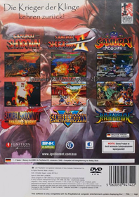 Samurai Shodown Anthology - Box - Back