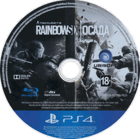 Tom Clancy's Rainbow Six: Siege - Disc