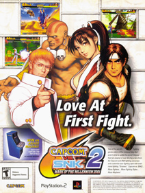 Capcom vs. SNK 2: Mark of the Millennium 2001 - Advertisement Flyer - Front