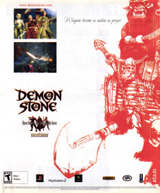 Forgotten Realms: Demon Stone - Advertisement Flyer - Front