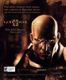 God of War II - Advertisement Flyer - Front
