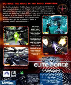 Star Trek: Voyager: Elite Force - Box - Back