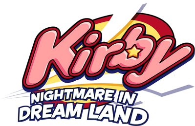 Kirby: Nightmare in Dream Land - Clear Logo Image