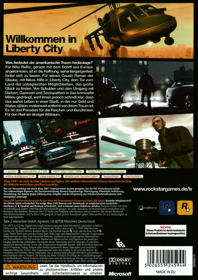 Grand Theft Auto IV - Box - Back