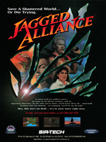 Jagged Alliance - Advertisement Flyer - Front