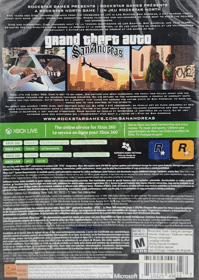 Grand Theft Auto: San Andreas - Box - Back