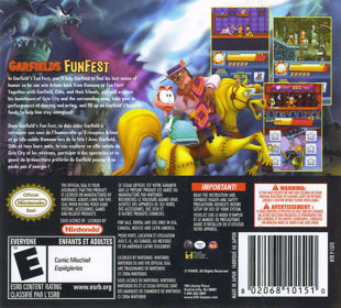 Garfield's Fun Fest - Box - Back Image