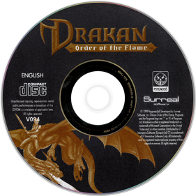 Drakan: Order of the Flame - Disc
