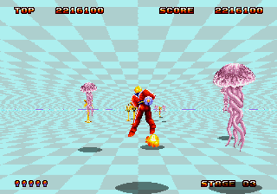 Space Harrier II - Screenshot - Gameplay