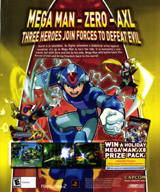Mega Man X8 - Advertisement Flyer - Front