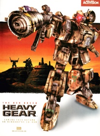 Heavy Gear - Advertisement Flyer - Front