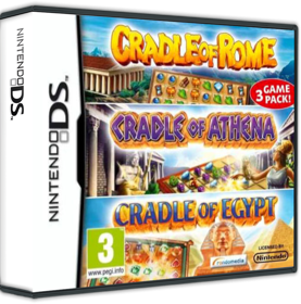 3 Game Pack!: Cradle of Rome / Cradle of Athena / Cradle of Egypt - Box - 3D