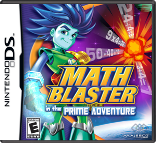 Math Blaster in the Prime Adventure - Box - Front - Reconstructed