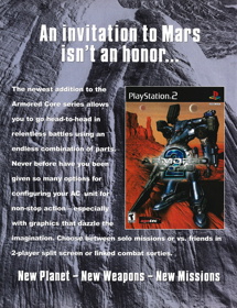 Armored Core 2 - Advertisement Flyer - Front