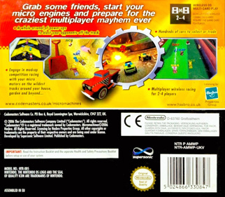 Micro Machines V4 - Box - Back
