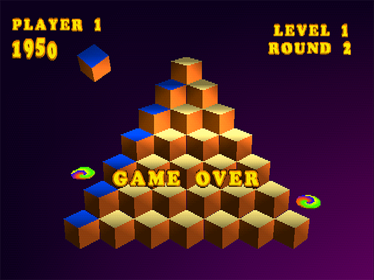 Q*bert - Screenshot - Game Over