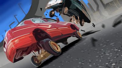 Bump 'n' Jump - Fanart - Background