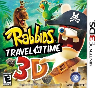 Rabbids Travel in Time 3D - Box - Front Image
