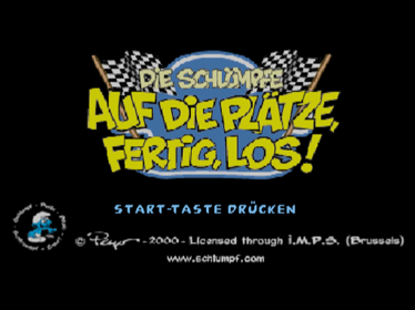 Smurf Racer! - Screenshot - Game Title