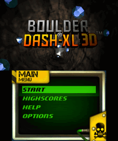 Boulder Dash-XL 3D - Screenshot - Game Title Image