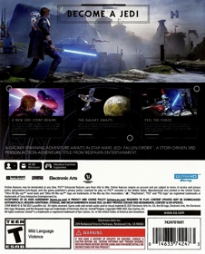 Star Wars Jedi: Fallen Order - Box - Back