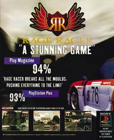 Rage Racer - Advertisement Flyer - Front