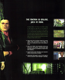 The Matrix Online - Advertisement Flyer - Front
