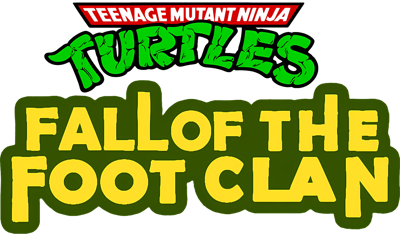 Teenage Mutant Ninja Turtles: Fall of the Foot Clan - Clear Logo Image