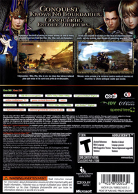 Dynasty Warriors 7 - Box - Back