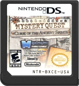 Mystery Quest: Curse of the Ancient Spirits - Cart - Front Image