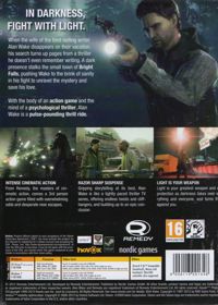 Alan Wake - Box - Back