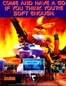 Clay Fighter 2: Judgment Clay - Advertisement Flyer - Front