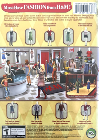 The Sims 2 Fashion Stuff - Box - Back