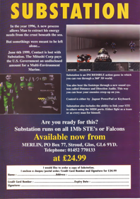 Substation - Advertisement Flyer - Front