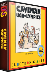Caveman Ugh-lympics - Box - 3D