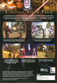 Star Wars: Knights of the Old Republic - Box - Back