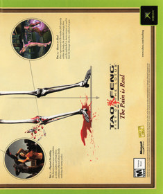 Tao Feng: Fist of the Lotus - Advertisement Flyer - Front