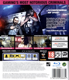 Kane & Lynch 2: Dog Days - Box - Back